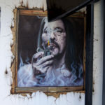 Airbrush-Wandmalerei in mexikanischem Restaurant, Schweiz Franz Schmidt Airbrush Wandbilder Airbrush-Wand