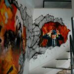 Franz Schmidt Wandmalerei Airbrush Wandbilder Airbrush-Wand