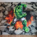 Hulk Airbrush Wandbilder