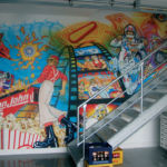 Flipper Airbrush Wandbild Wandbilder Airbrush-Wand