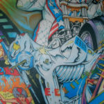 Flipper Airbrush Wandbild Wandbilder Airbrush-Wand