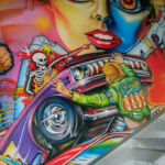 Flipper Airbrush Wandmalerei Hannover Wandbilder Airbrush-Wand