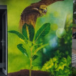 Wandmalerei, Airbrush auf Fassade Airbrush Wandmalerei