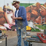 Franz Schmidt Wandmalerei Airbrush