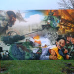 Airbrush Wandbild Saarland