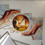 Airbrush auf Multiplex Wandbilder Airbrush-Wand