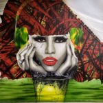 Airbrush Graffiti Wandmalerei