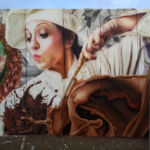 Airbrush-Graffiti, Wandmalerei, Fuchs & Hoffmann, Bexbach