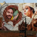 Airbrush-Graffiti, Wandmalerei, Fuchs & Hoffmann, Bexbach