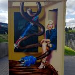 Airbrush Fassadengestaltung Wandmalerei, Fassadengestaltung Wandbilder