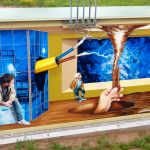 Airbrush Fassadengestaltung Wandmalerei, Fassadengestaltung Wandbilder