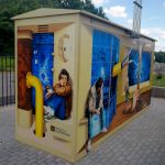 Airbrush Fassadengestaltung Wandmalerei, Fassadengestaltung Wandbilder