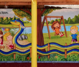Wandmalerei Kindergarten Spiesen-Elversberg