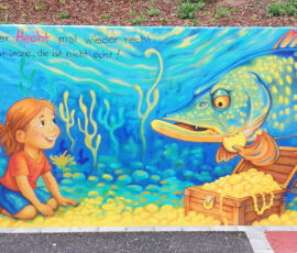 Wandmalerei Kindergarten Spiesen-Elversberg
