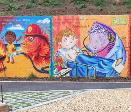 Wandmalerei Kindergarten Spiesen-Elversberg